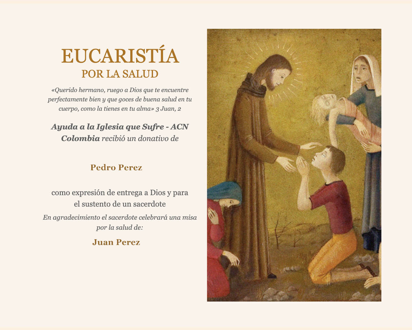 MisaSalud CO Ofrece una Misa por Salud