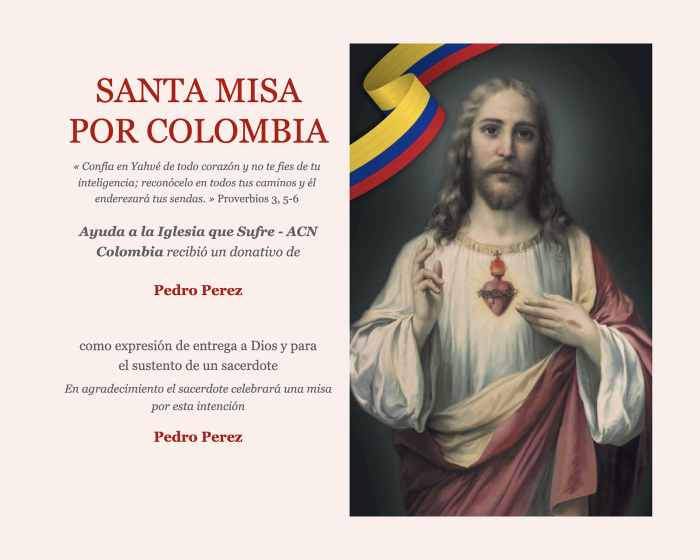 MisaColombia Misa por Colombia