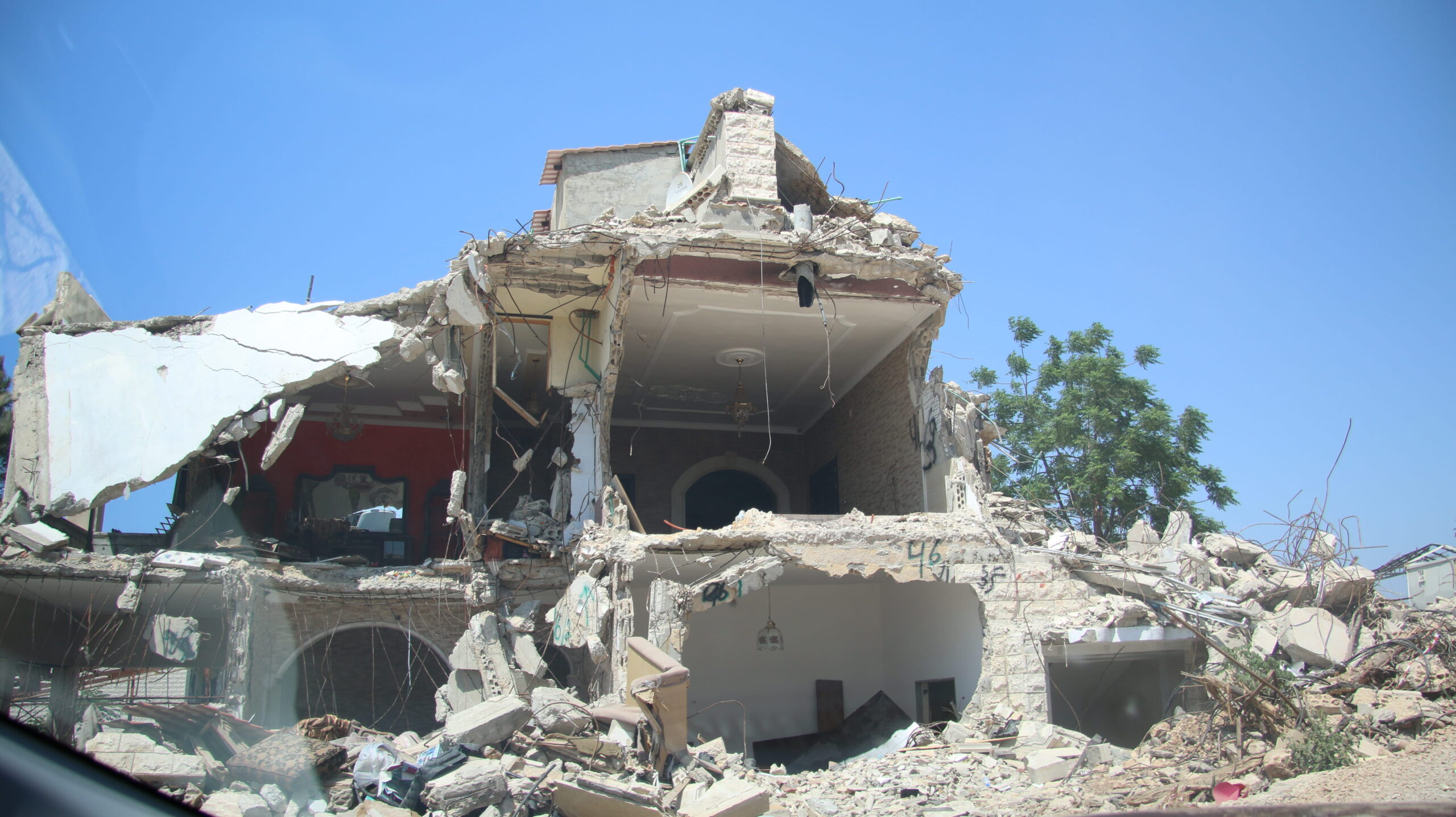 Bombardeos en el Líbano