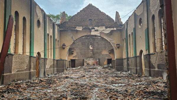 Iglesia histórica en Mozambique