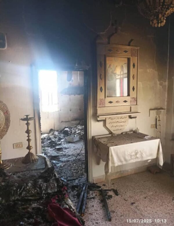 Aldea cristiana en Siria